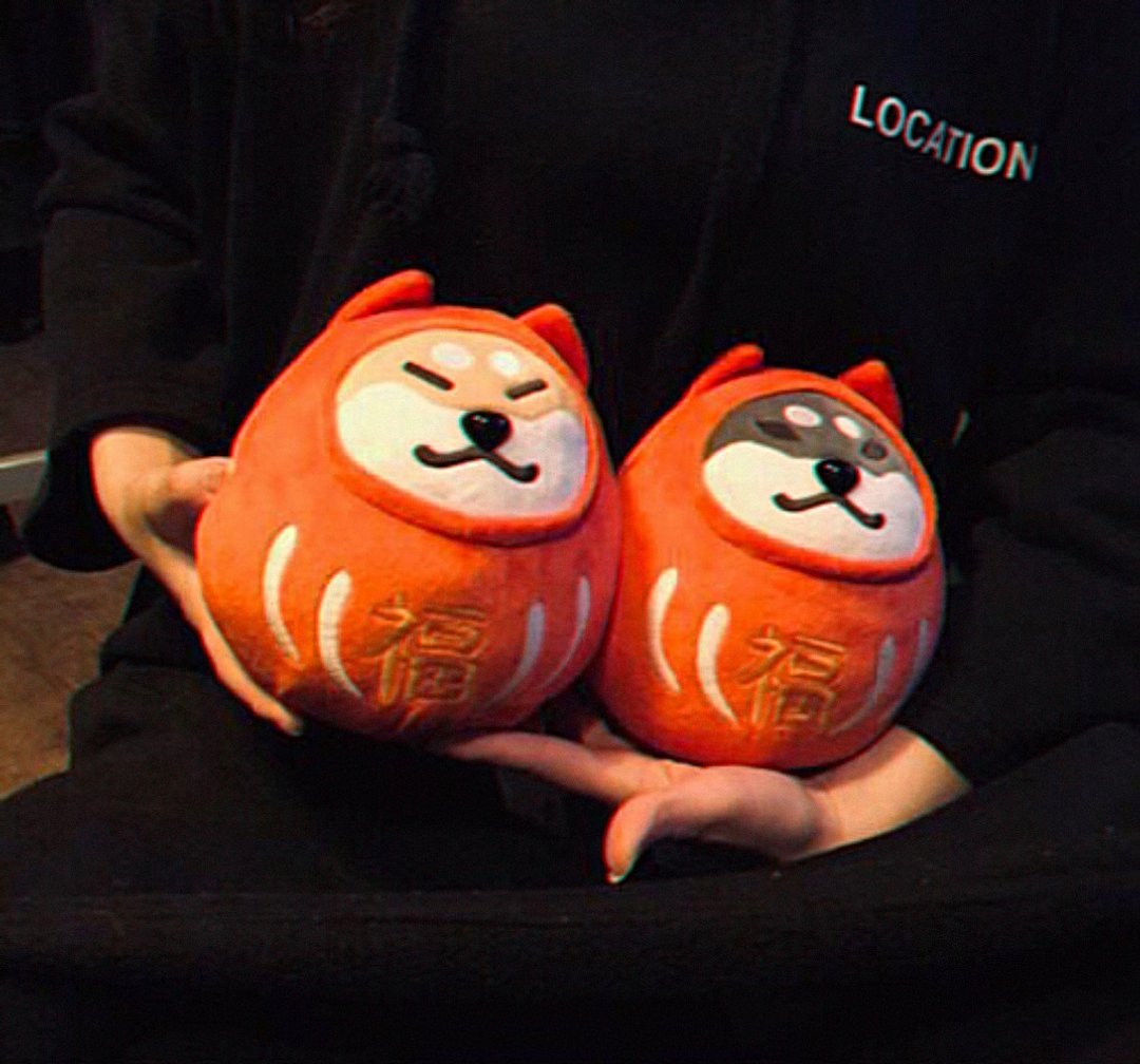 仓屋柴犬周边中号达摩柴犬福神蛋 18cm - 玩偶/公仔 - 聚酯纤维 橘色