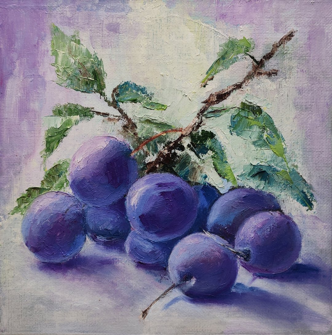 李子原创油画厨房墙壁艺术水果静物手工油画油画原作 - 海报/装饰画/版画 - 其他材质 多色