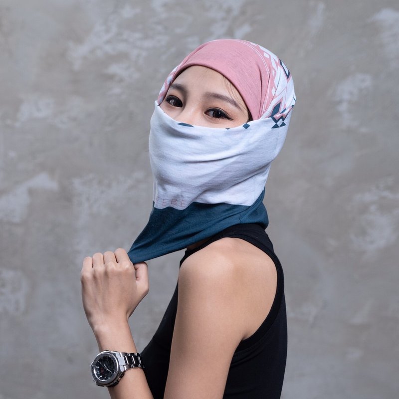 Neo-classic系列Santa Fe单车运动旅行魔术头巾 发带 围脖 - 自行车/周边 - 聚酯纤维 白色