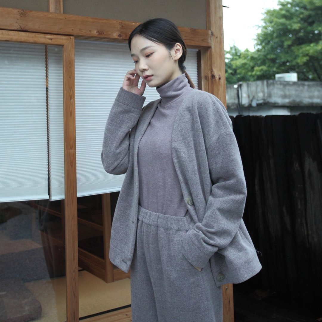 出口俄罗斯毛料 加厚夹克外套 O200932 - 女装休闲/机能外套 - 其他材质 