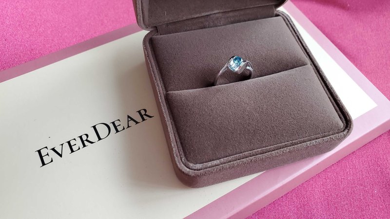 EverDear R1346戒指 定制化礼物 求婚戒指 女友戒指 情侣戒指 - 戒指 - 其他金属 多色