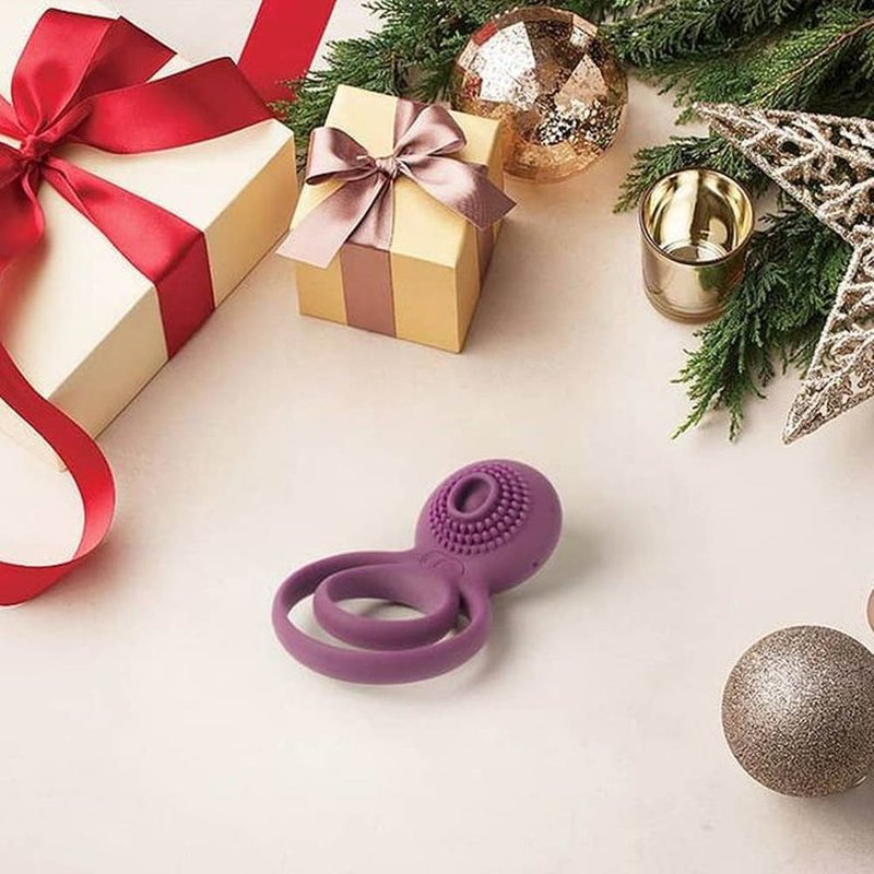 情人节礼物 美国SVAKOM TAMMY 泰米 延时双环情侣共震器-紫 - 情趣用品 - 硅胶 紫色