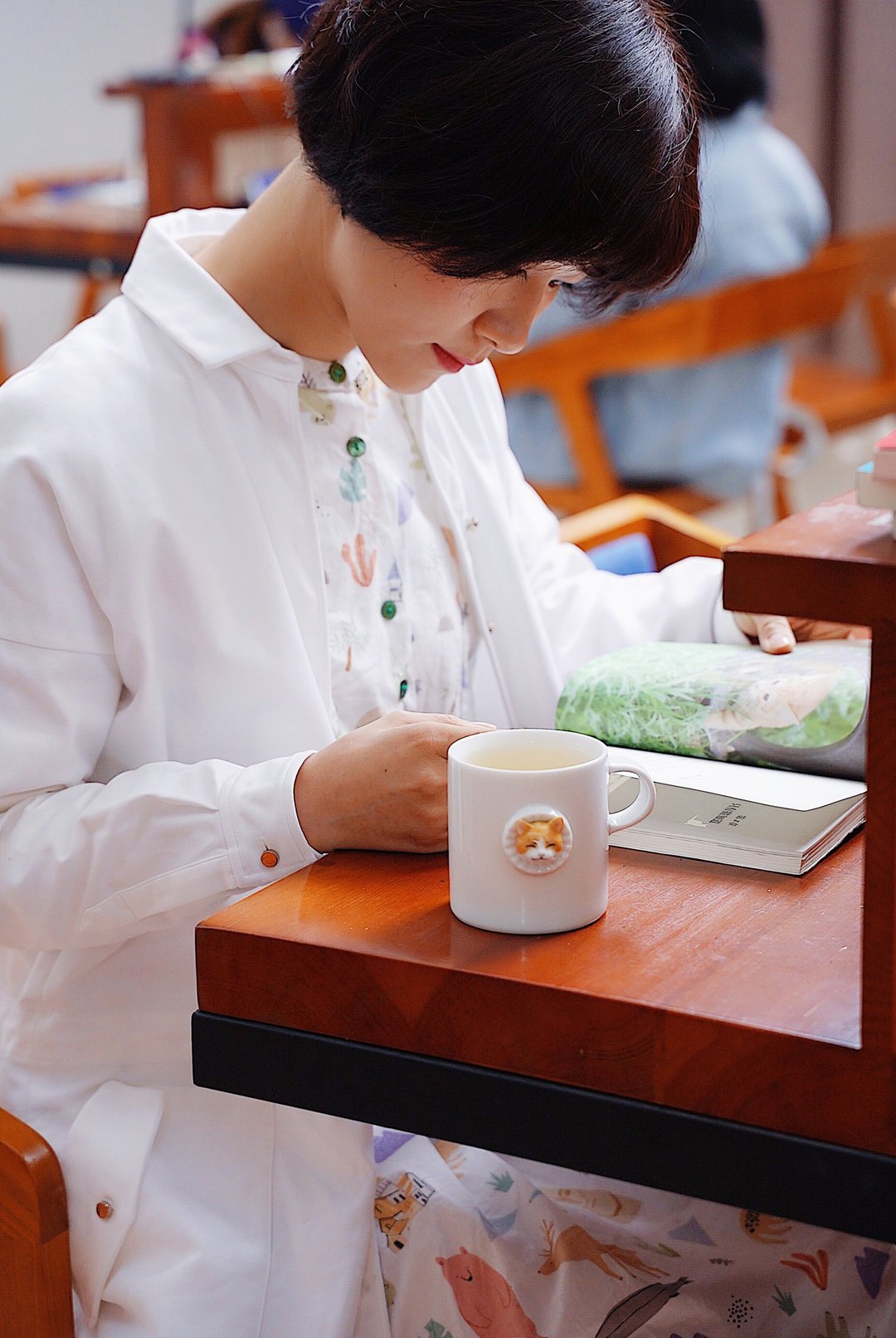 三浅陶社 咪咪橘马克杯 萌宠 立体动物咖啡杯 原创陶瓷礼物 - 其他杯子 - 瓷 