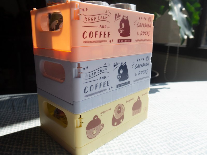 折叠收纳盒 小 水豚店长与鸭鸭们 - 收纳用品 - 塑料 