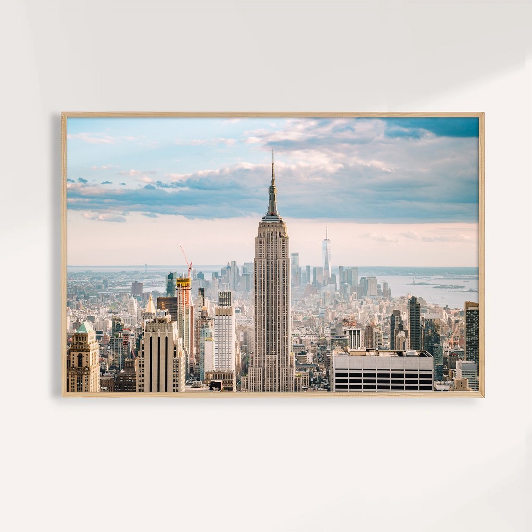 城市之巅 Empire Skyline / 纽约都会建筑海报 / 无框画 挂画 - 海报/装饰画/版画 - 纸 