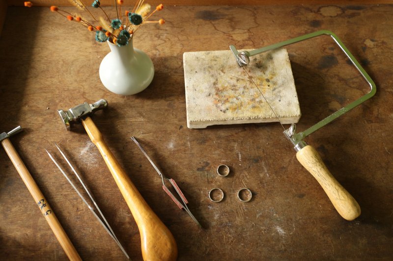 金工体验-结系列手作银戒(一) - 金工/饰品 - 纯银 