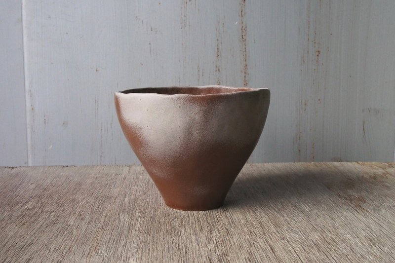 日式餐碗 / 陶瓷器皿 _ 红褐 - 碗 - 陶 咖啡色