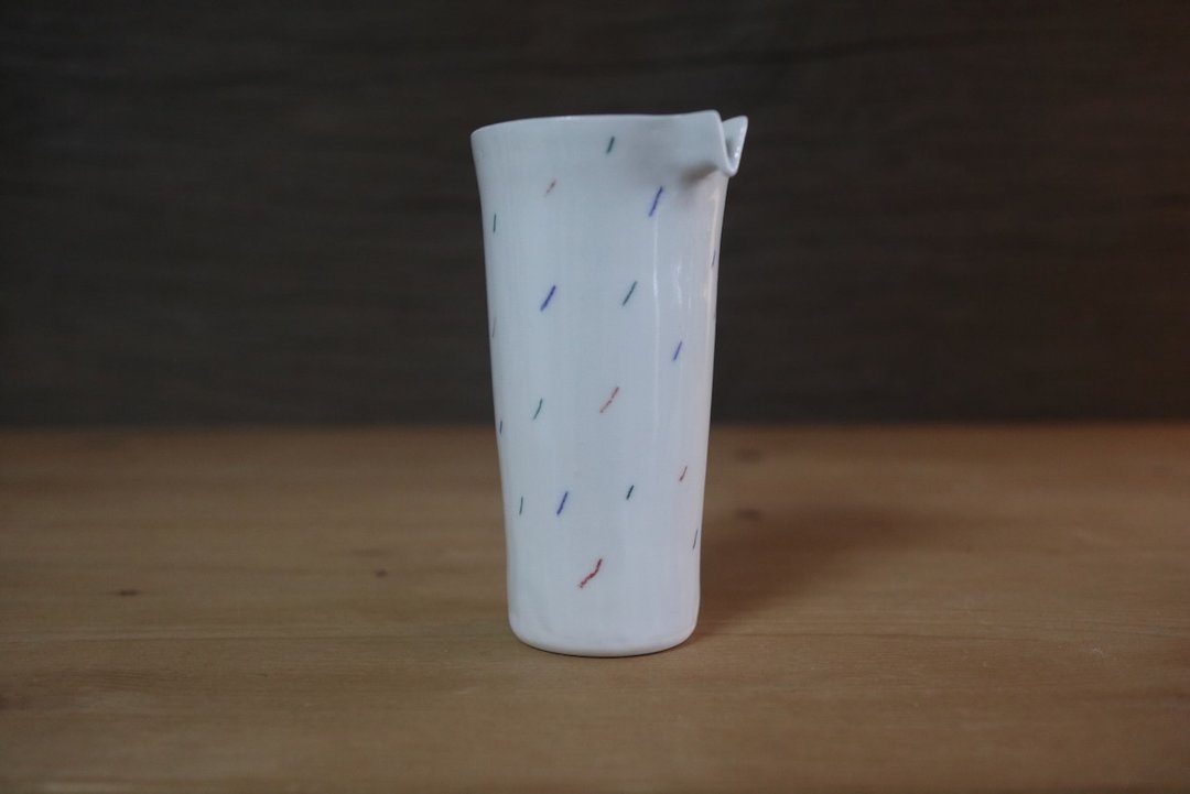 迷你五彩巧克力匀杯 - 茶具/茶杯 - 瓷 白色