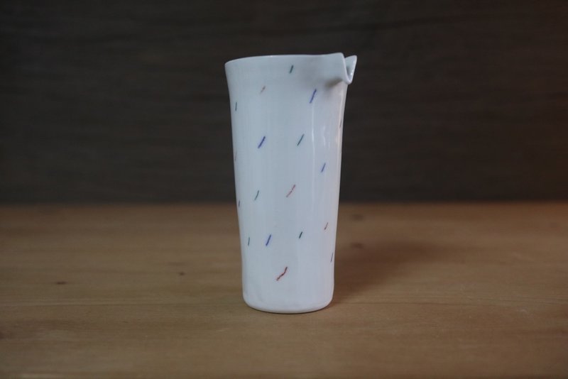 迷你五彩巧克力匀杯 - 茶具/茶杯 - 瓷 白色