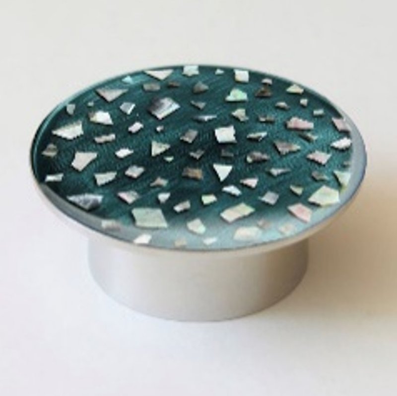 FICT STUDIO Nacre Soban_绿松石色 - 盘子/餐盘/盘架 - 其他金属 绿色