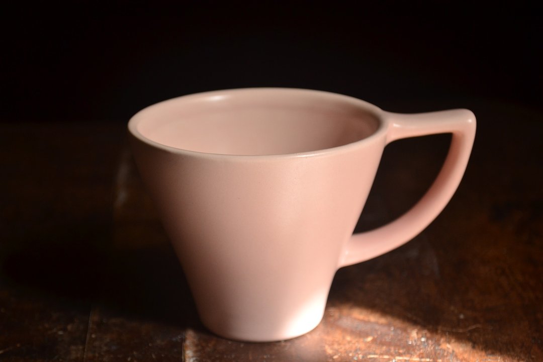 若樱粉锥形小马克啡滤器 锥形滤杯手冲滤杯 咖啡滤杯 圣诞节 - 咖啡杯/马克杯 - 瓷 粉红色