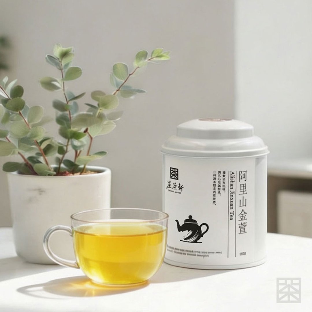 茶茶轩 - 阿里山金萱 150g - 天然奶香与花香 每天午后的微休假 - 茶 - 新鲜食材 咖啡色