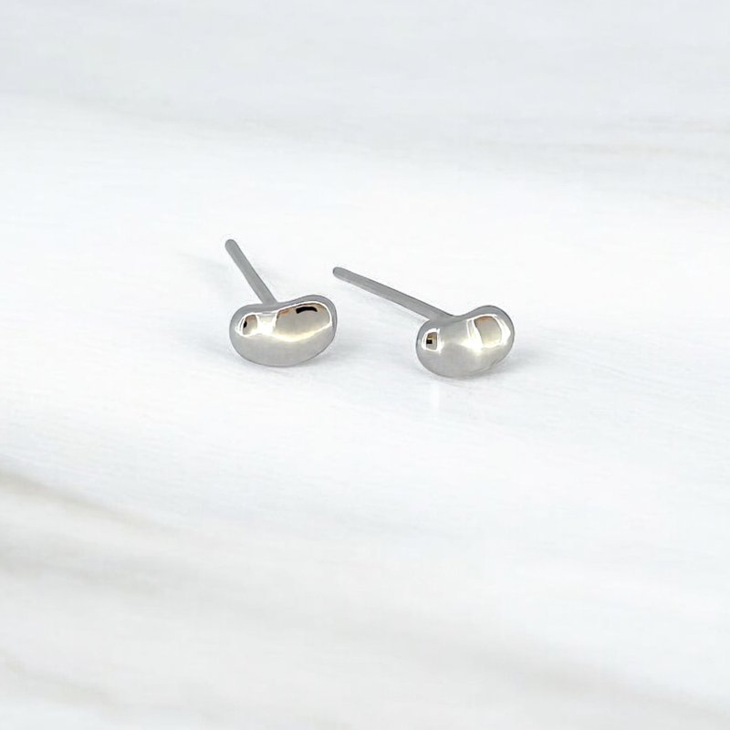 925纯银 | 小豆子_耳环 - 耳环/耳夹 - 贵金属 