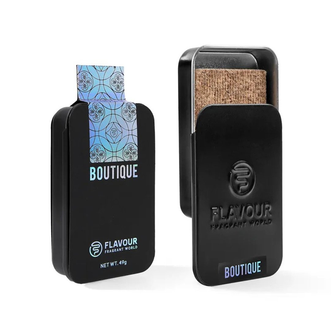 【FLAVOUR】Boutique | 木质香氛盒 | 温暖木质调 - 香薰/精油/线香 - 其他材质 黑色