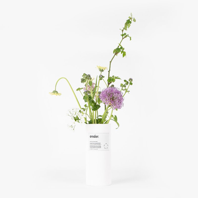 花瓶皮革 - 植栽/盆栽 - 其他材质 白色