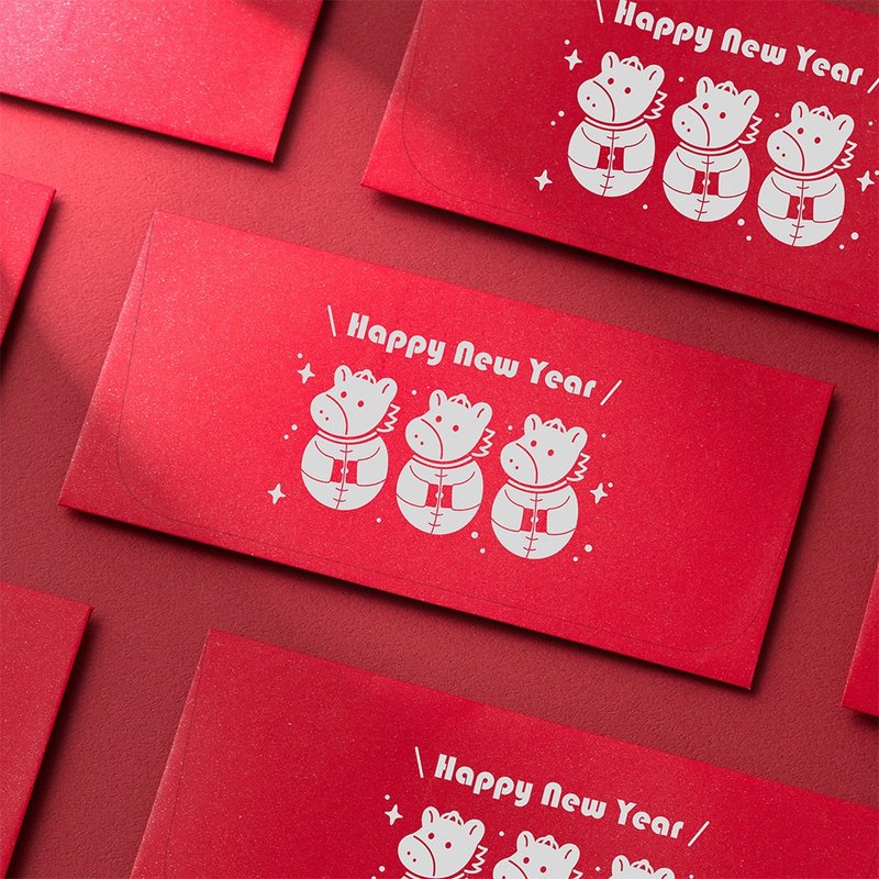 2026马年红包袋/Happy New Year (公版10入) #2012 - 红包/春联 - 纸 红色