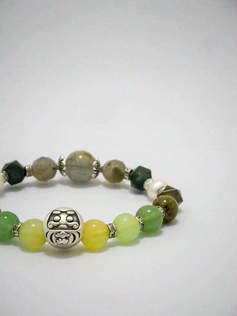 达摩水晶手链 - 手链/手环 - 水晶 绿色