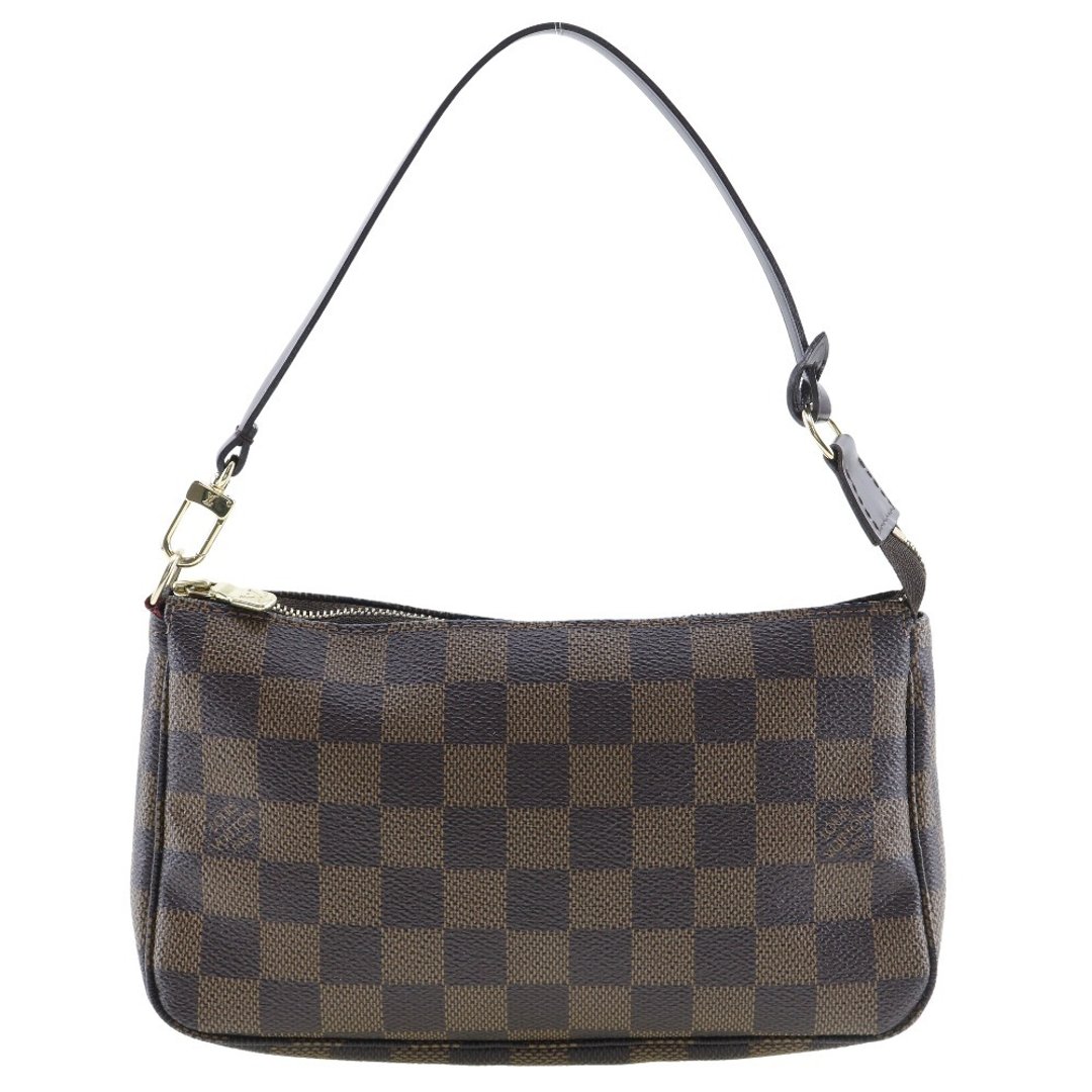 【日本直送】路易威登 LOUIS VUITTON 配件小包 小手拿包 N51983 Damier Ebene 帆布 CA0180 女性用【二手】 - 化妆包/杂物包 - 人造皮革 咖啡色