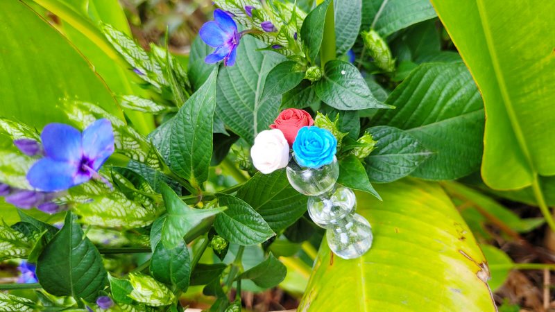 【订货】黏土植物 — 迷你黏土玫瑰 - 植栽/盆栽 - 粘土 