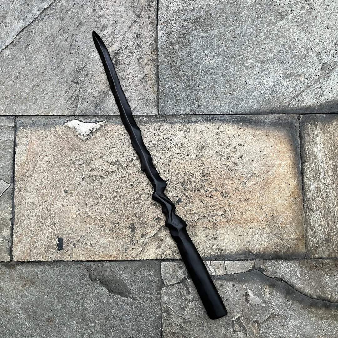 我贩剑　魔剑　天正　手工木剑 艺术木刀　妖刀纸镇 - 摆饰 - 木头 黑色