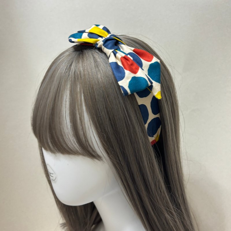 布朗波尼 | 细版交织蝴蝶结发箍 - 发饰 - 棉．麻 多色