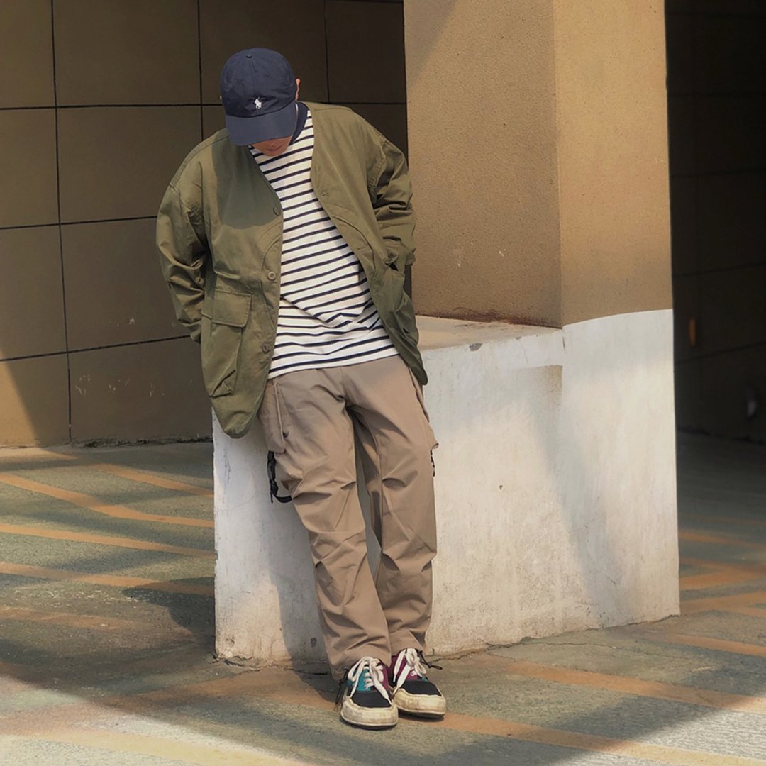 户外机能工装磁力扣休闲裤宽松CITYBOY只有束口裤 - 男士长裤 - 其他材质 