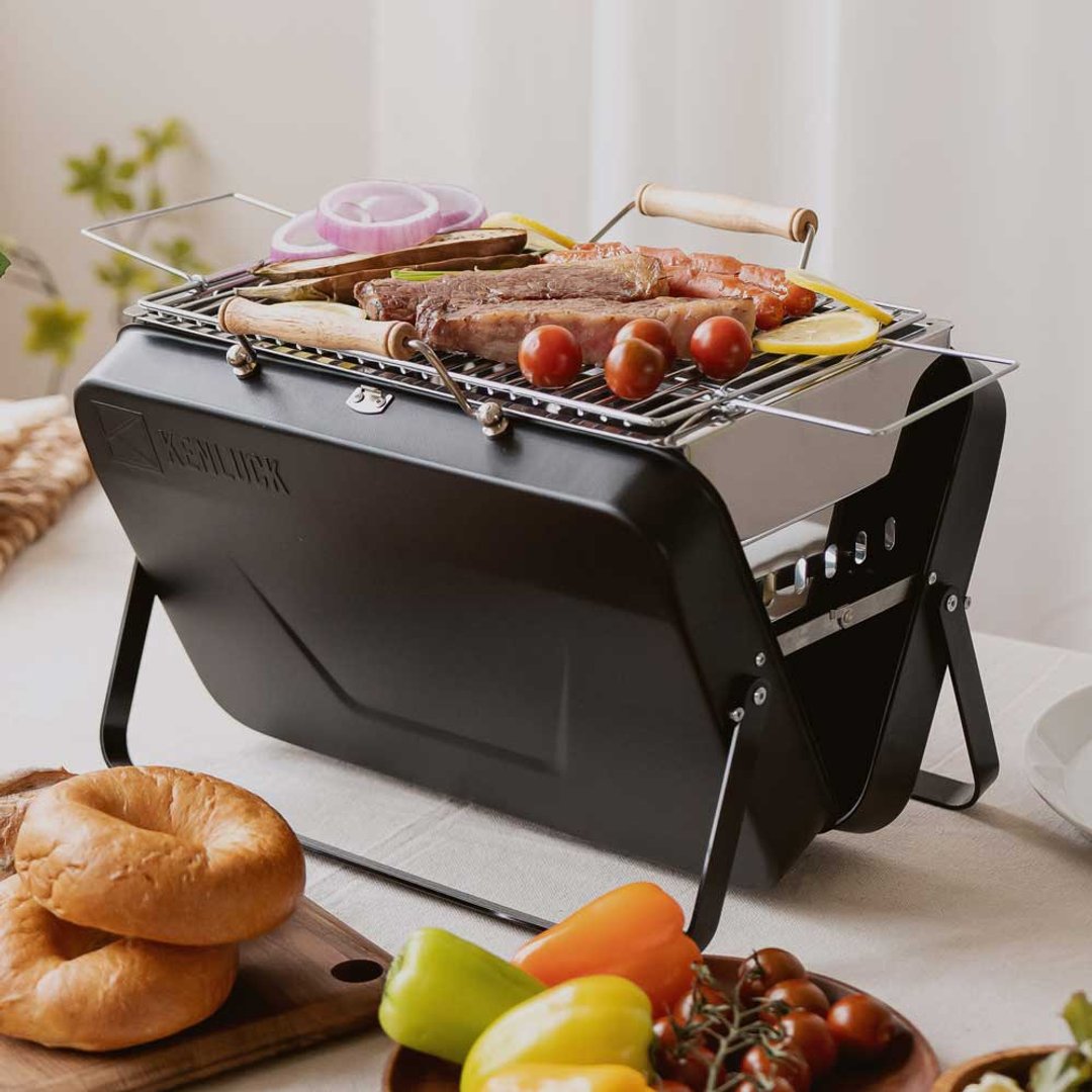 KENLUCK Party Grill 派对烤肉架 砂纹黑 - 锅具/烤盘 - 其他金属 黑色