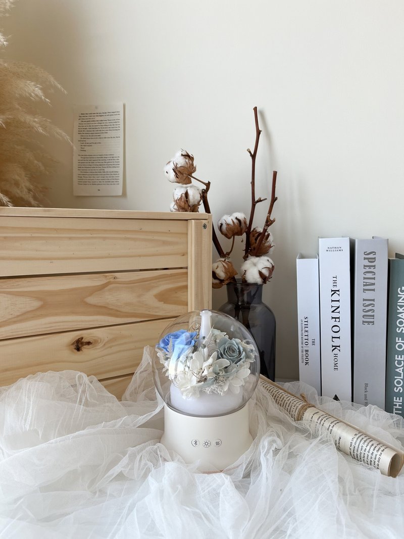 永生花蓝牙音响香氛机 精油香氛 情人节礼盒 定制化礼物 情人节 - 香薰/精油/线香 - 植物．花 