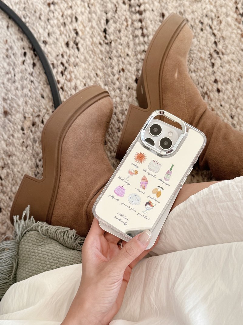 Party & Summer!银框直边镜面手机壳 - 手机壳/手机套 - 其他材质 