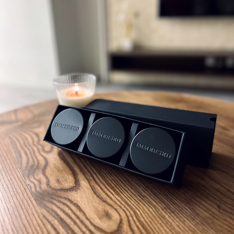 【IMMERSED】酒吧私藏 - 调酒系列迷你三合一礼盒 - 手工香氛蜡烛 - 蜡烛/烛台 - 蜡 白色