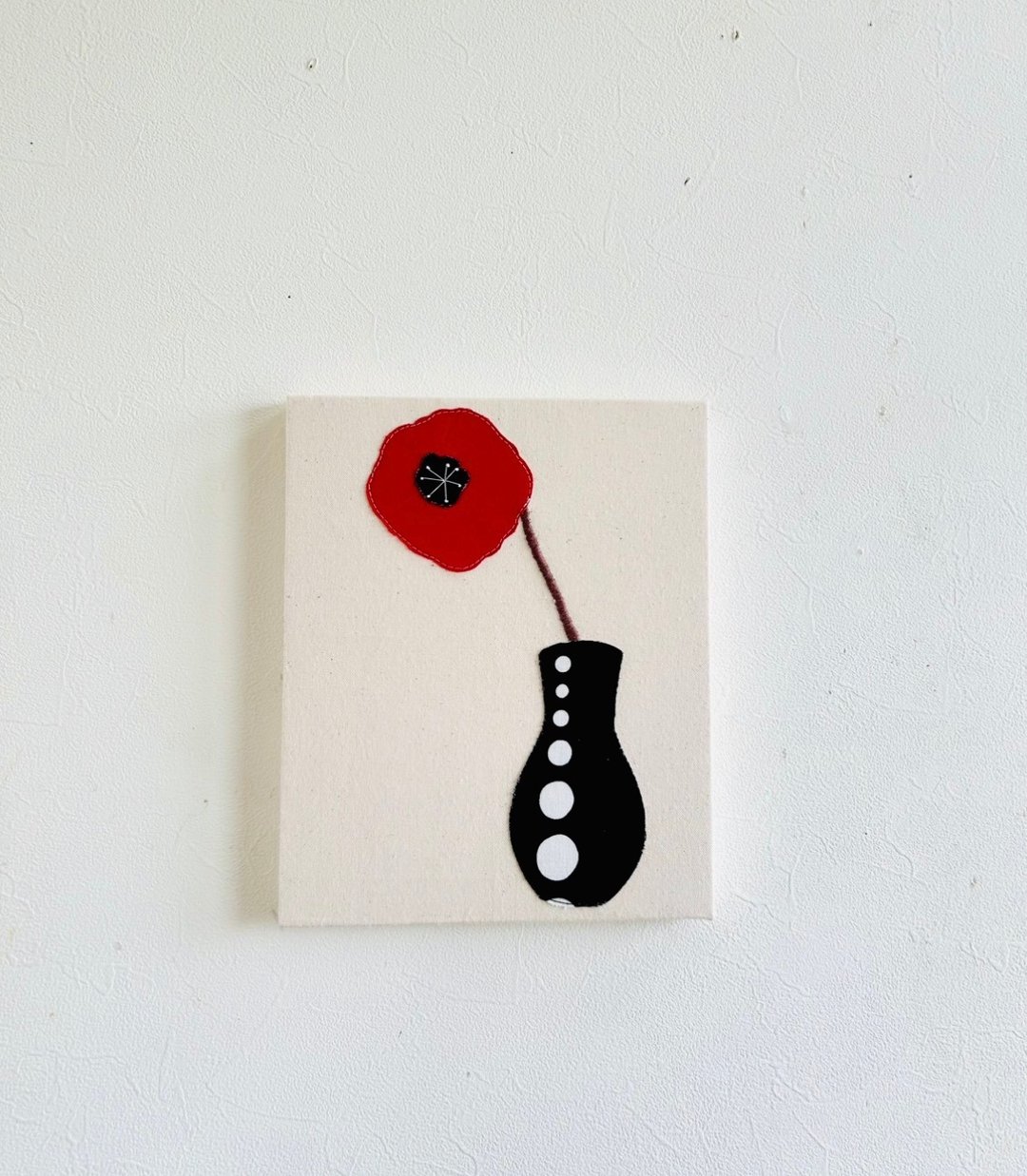 布艺画框 - anemone - 海报/装饰画/版画 - 棉 红色