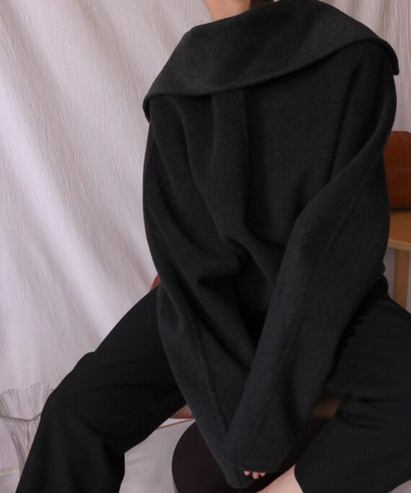 【下单订制】 Cigar Sweater 手缝双面手缝 套头高领 羊毛毛衣 - 女装针织衫/毛衣 - 羊毛 