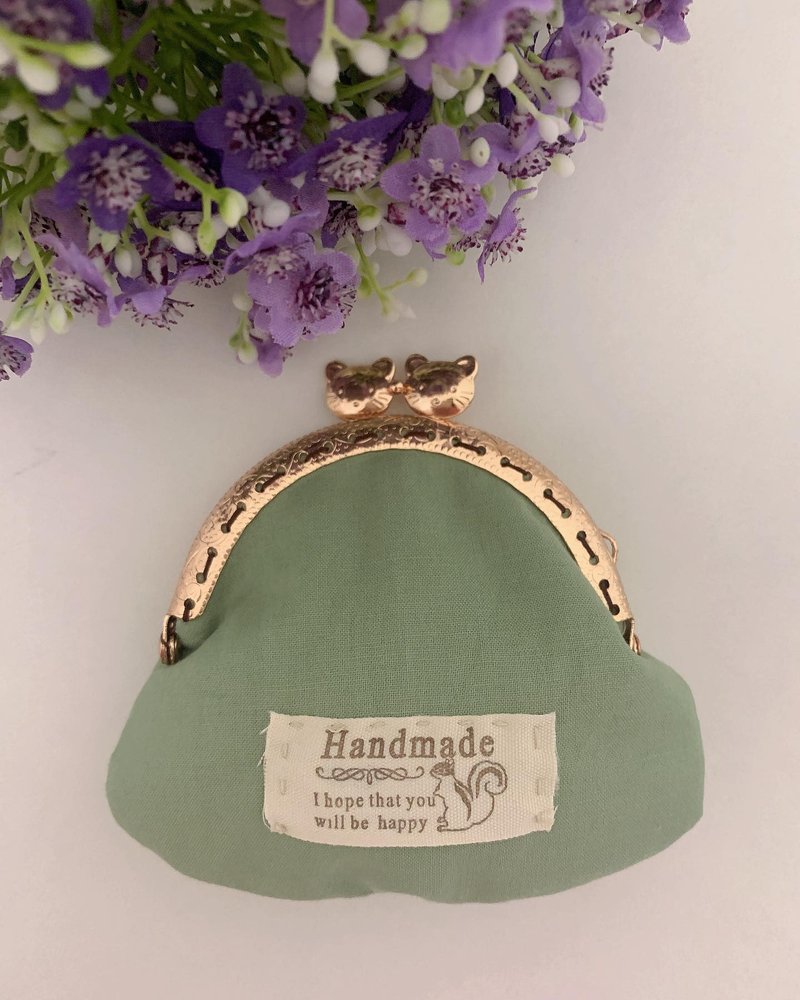 口金包/零钱包/耳机收纳/礼物 - 皮夹/钱包 - 棉．麻 