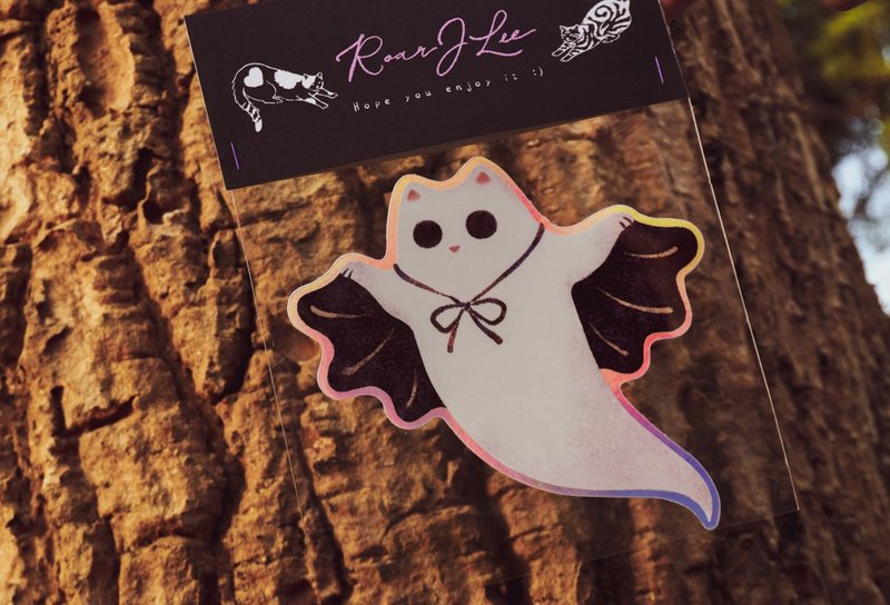 吸血鬼猫猫鬼 │ 大贴纸 - 贴纸 - 纸 多色