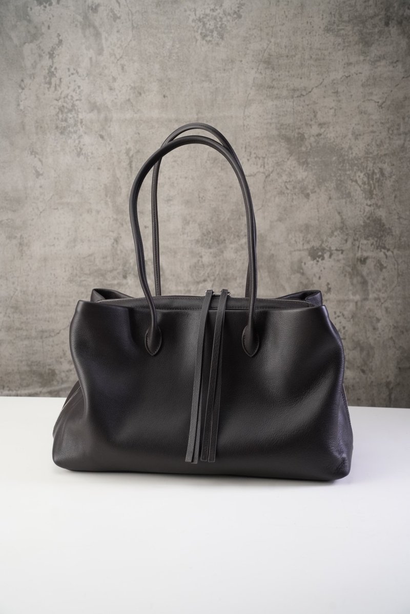 独立设计师 大容量托特包手提包 进口纳帕小牛皮 - 手提包/手提袋 - 真皮 