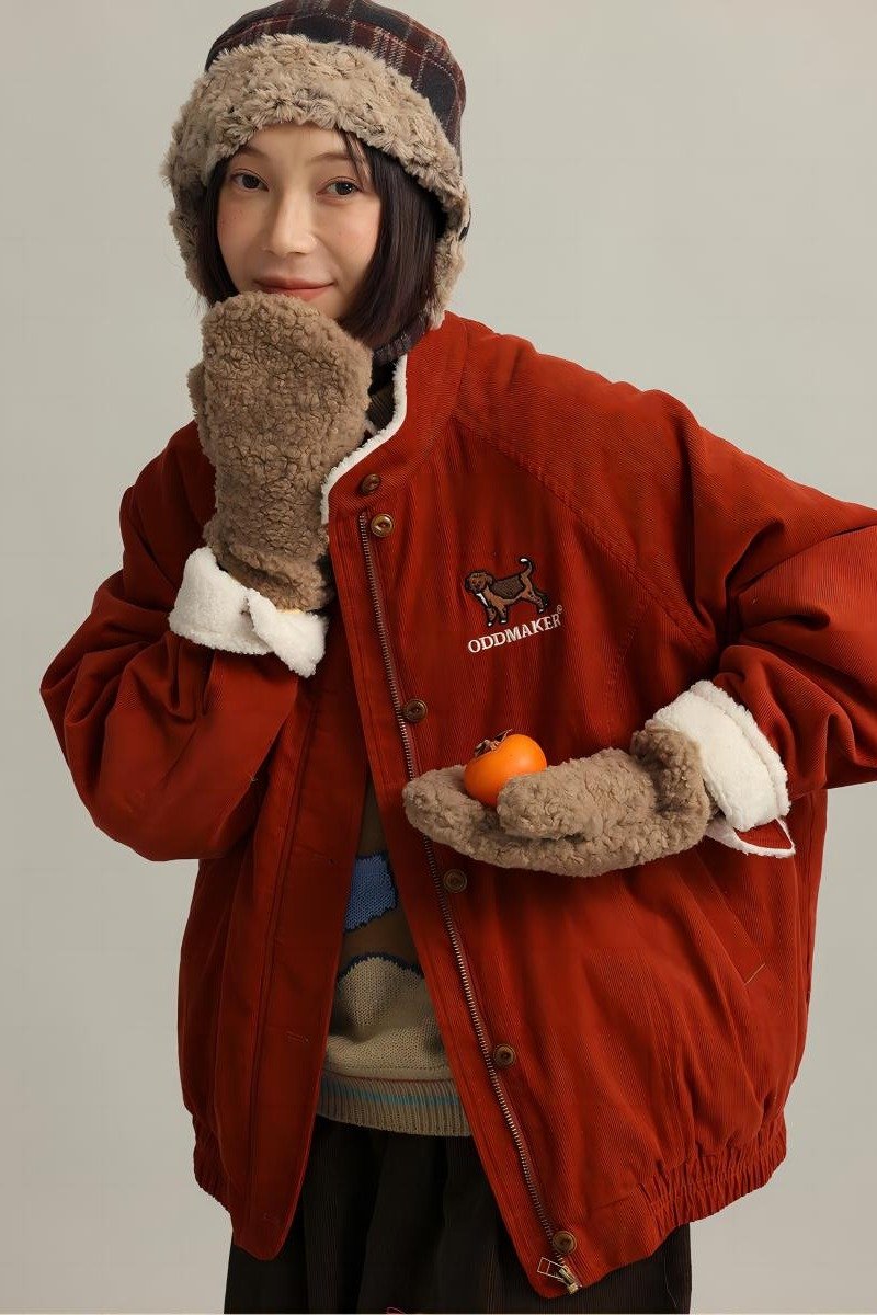 odd maker 一件很有复古感觉的加厚保暖复古灯芯绒外套外套女冬季 - 女装休闲/机能外套 - 棉．麻 