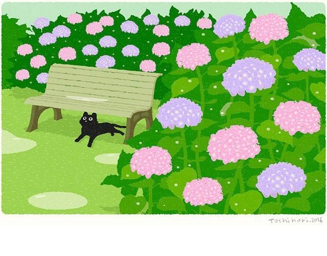 Tabneck Illustration Print (A3 size) | 06. Utsui Ridge | Art Posters - 海报/装饰画/版画 - 纸 绿色