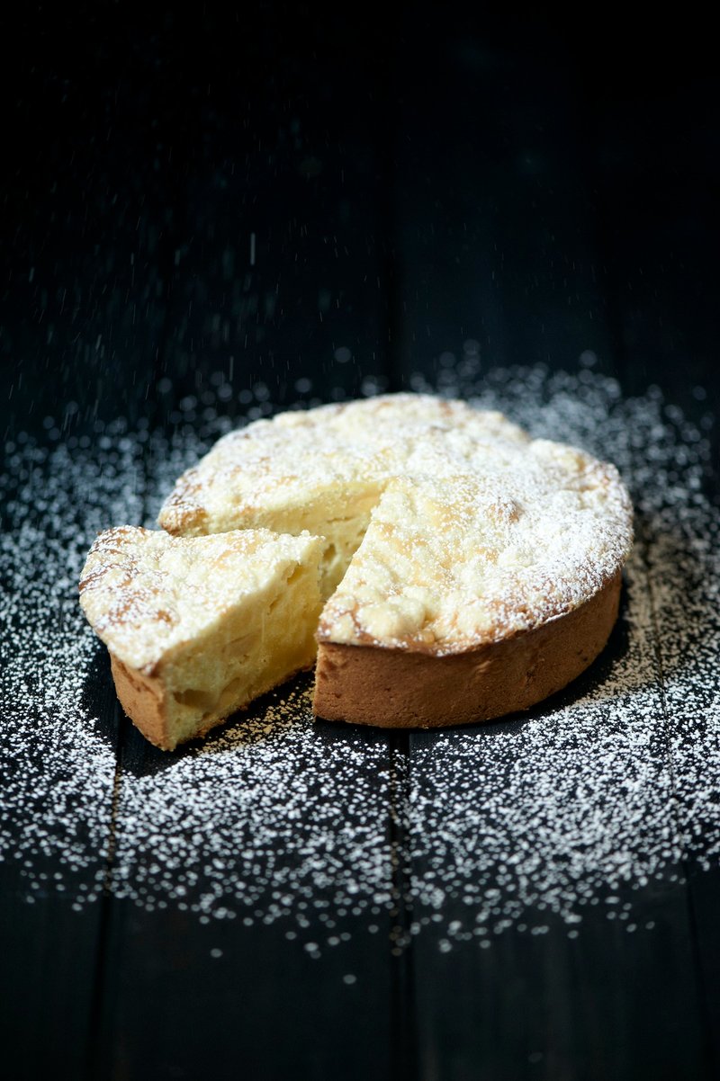 奶油苹果磅蛋糕 Apple pound cake - 咸派/甜派 - 新鲜食材 橘色