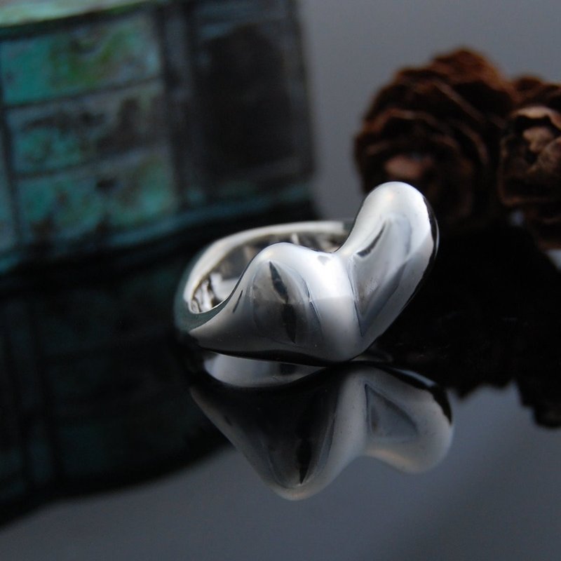 无瑕的爱(银戒) - 戒指 - 纯银 