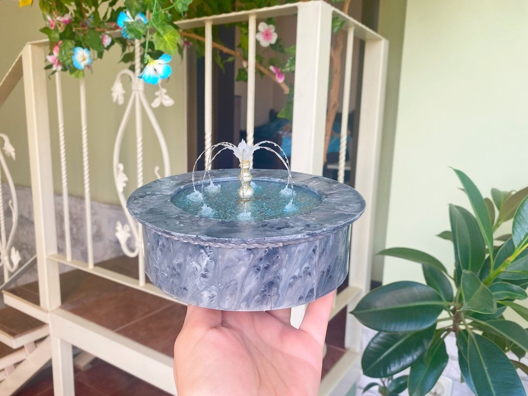 没有环氧树脂的喷泉。教程。 - 其他数码设计 - 其他材质 