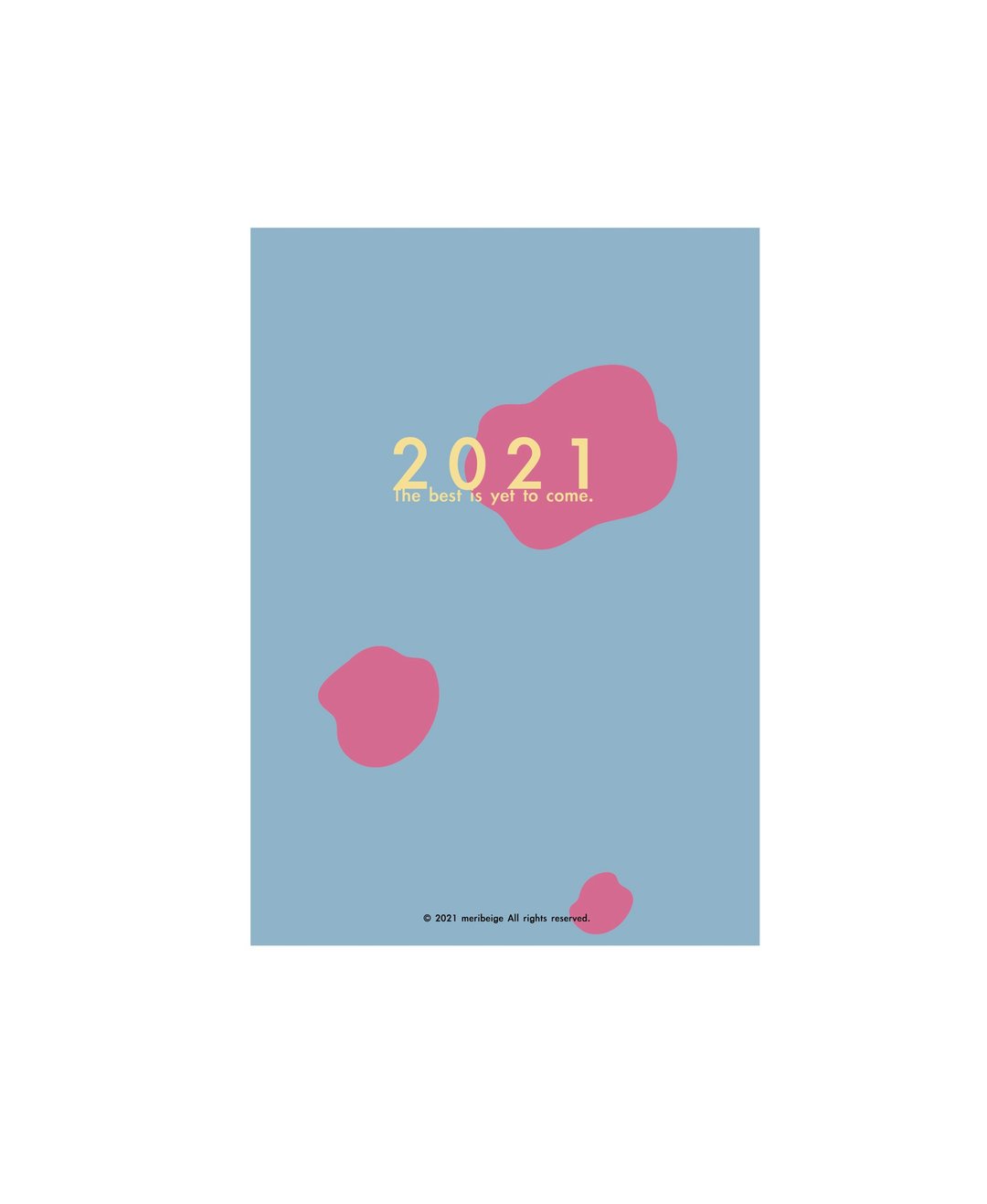 2021 Poster Calendar - 年历/台历 - 纸 