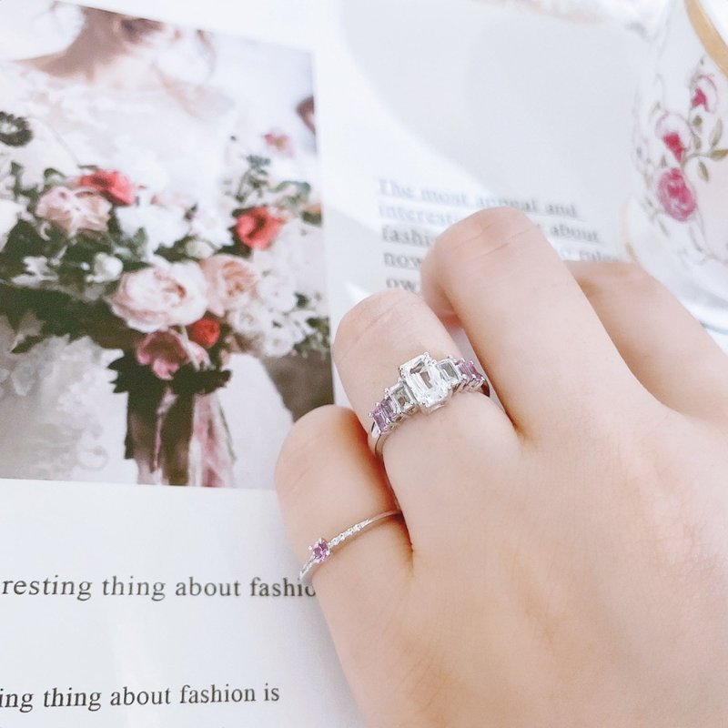 T型气质款戒指 - 戒指 - 贵金属 