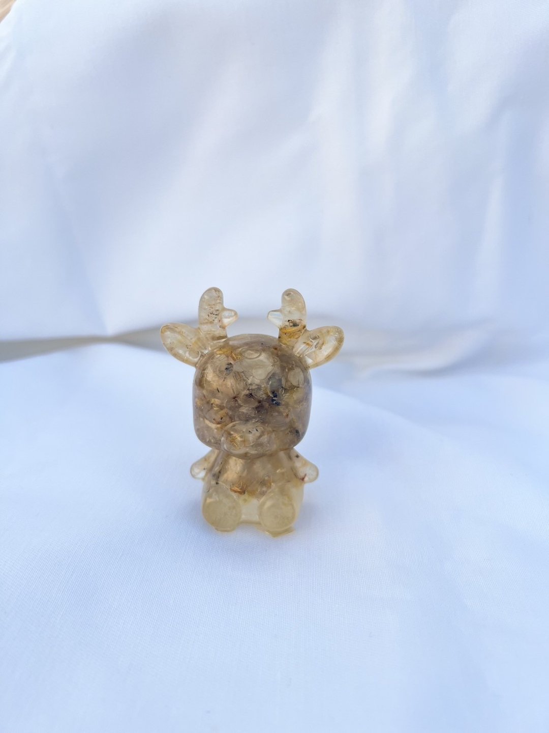 水晶摆饰【萌鹿 钛晶】招财 正偏财 事业运 - 摆饰 - 水晶 