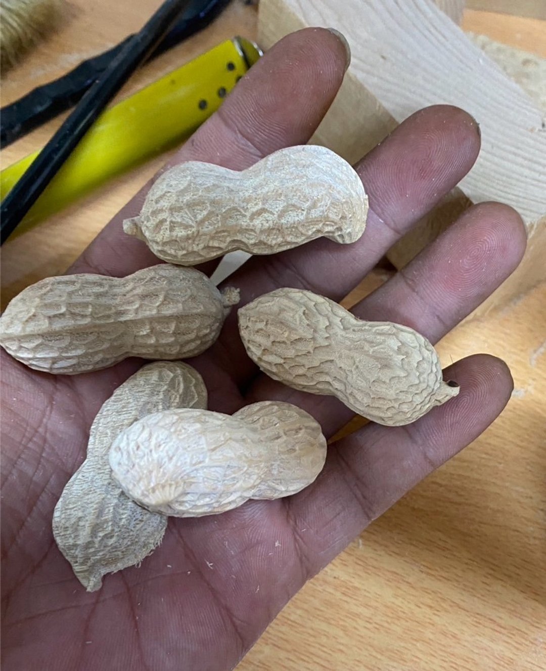 一郎木创/好事花生 - 摆饰 - 木头 黄色