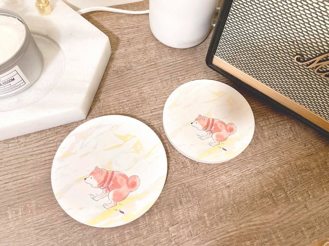 【加购商品】硅藻土杯垫 | 圆形 | 定制商品 - 杯垫 - 其他材质 