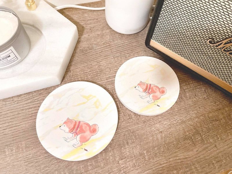 【加购商品】硅藻土杯垫 | 圆形 | 定制商品 - 杯垫 - 其他材质 