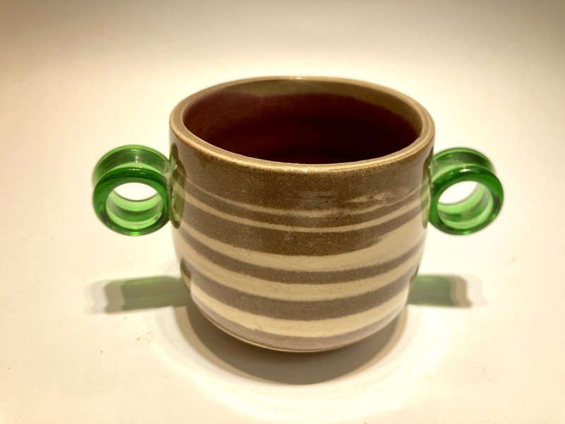 绞胎创意小杯 - 其他杯子 - 陶 咖啡色