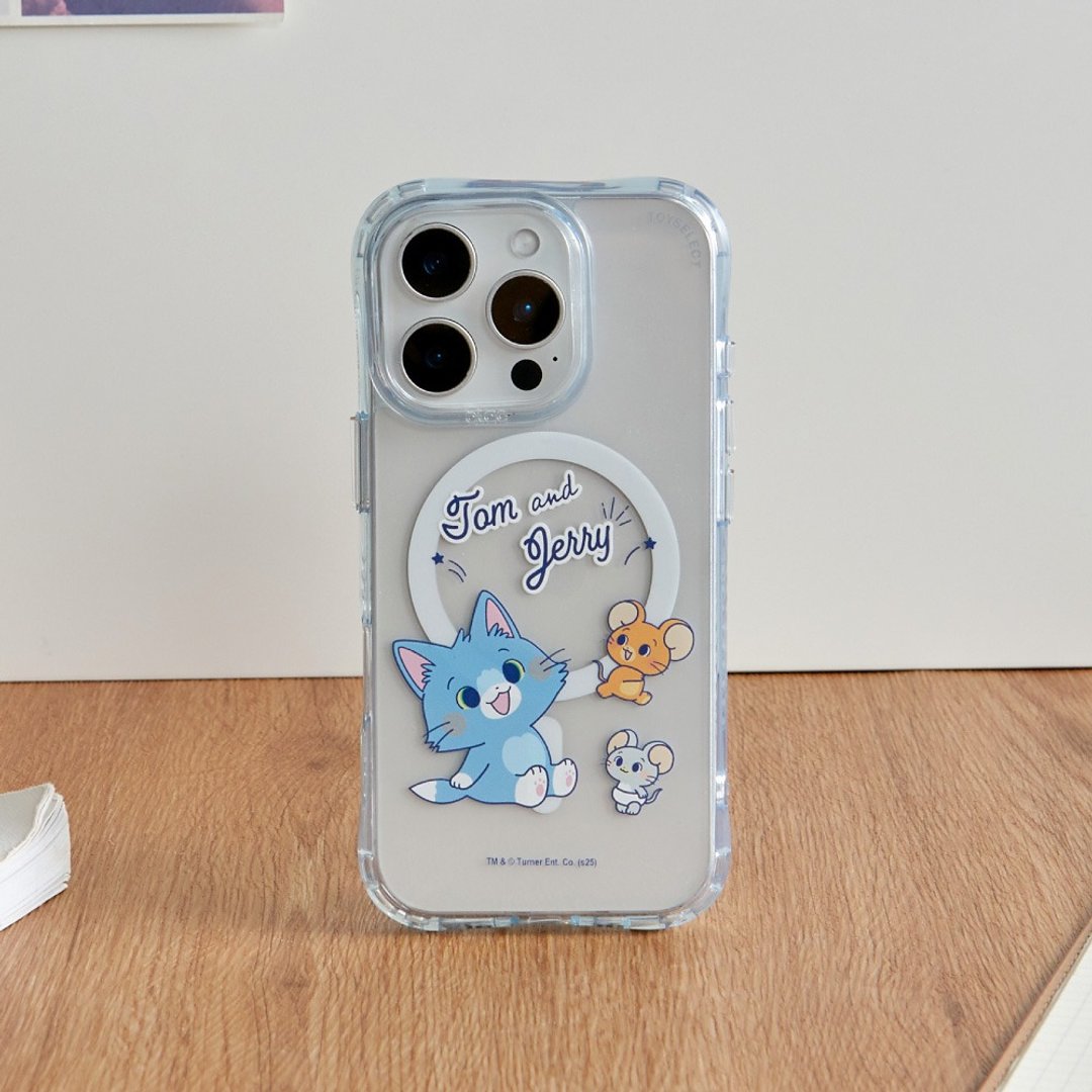 汤姆猫与杰利鼠GOKKO-仰望天空抗黄防摔MagSafe iPhone手机壳 - 手机壳/手机套 - 塑料 多色