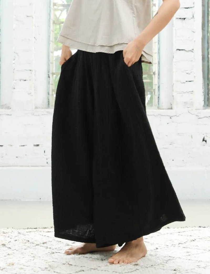 【微瑕特惠】Omake 下着类 - 女装长裤 - 棉．麻 多色