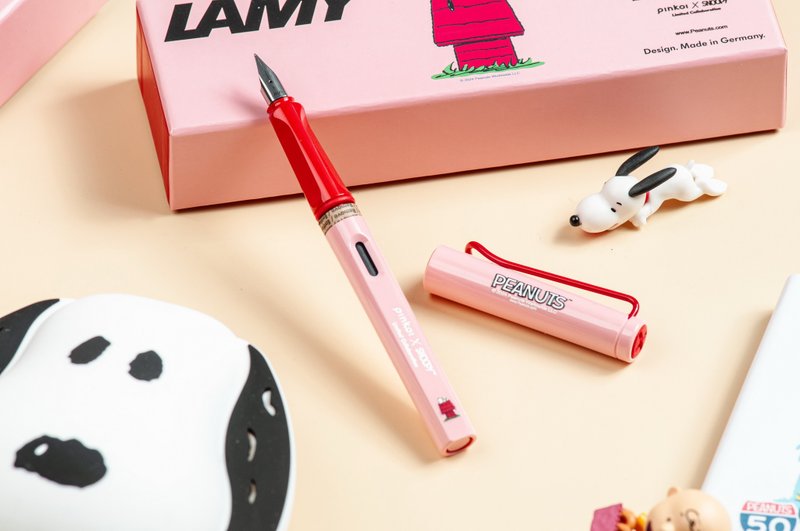 *无法刻字*【Pinkoi x SNOOPY】LAMY 钢笔 / safari  / 睡觉篇 - 钢笔 - 塑料 多色